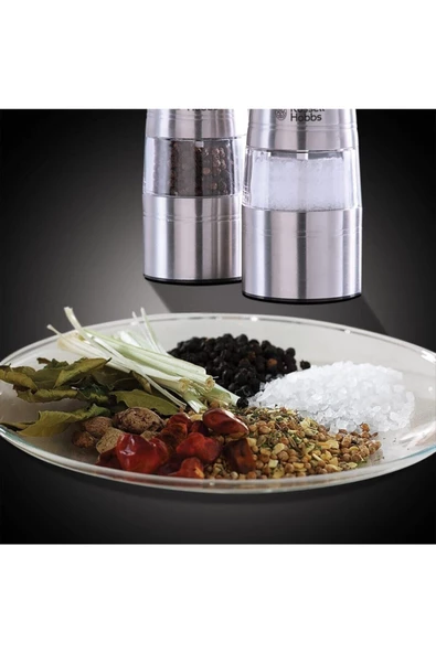 RUSSELL HOBBS 23460-56 Classsics 50 Gr X 2, Cilalanmış Paslanmaz Çelik Tuz & Karabiber Öğütücü - Resim 3