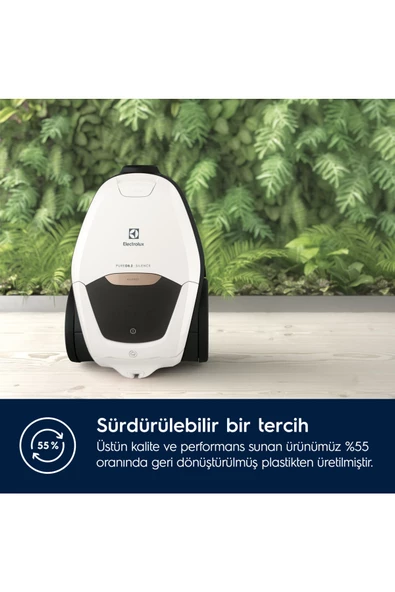 Electrolux Pure D8 PD82-ALRG 600 W Toz Torbalı Ultra Sessiz Süpürge. 10 Yıl Motor Garantili - 8