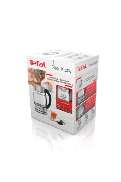 TEFAL Işıklı Cam Kettle - 1.7 L - Resim 7