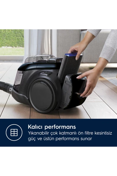 Electrolux Pure C9 PC91-8STM 72 Db Toz Torbasız LED Başlıklı Elektrikli Süpürge- 10 YIL Motor Garantili - 5