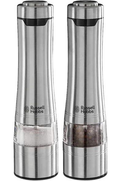 RUSSELL HOBBS Tuz & Karabiber Baharat Öğütücü Set , PASLANMAZ ÇELİK