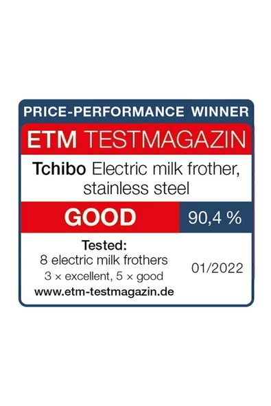 Tchibo Elektrikli Süt Köpürtücü, Paslanmaz Çelik - 5