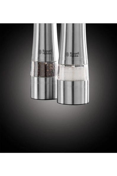 RUSSELL HOBBS 23460-56 Classsics 50 Gr X 2, Cilalanmış Paslanmaz Çelik Tuz & Karabiber Öğütücü - Resim 4