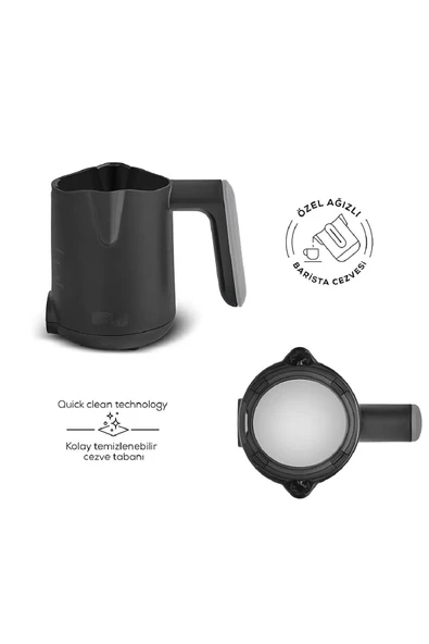Karaca Hatır Barista Cappuccino, Latte Ve Türk Kahve Makinesi Krem - 5