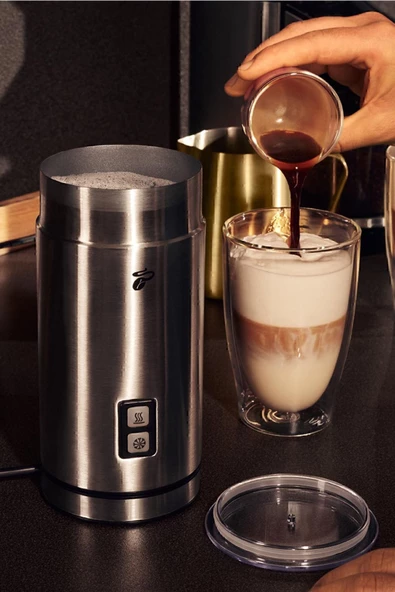 Tchibo Elektrikli Süt Köpürtücü, Paslanmaz Çelik - 3