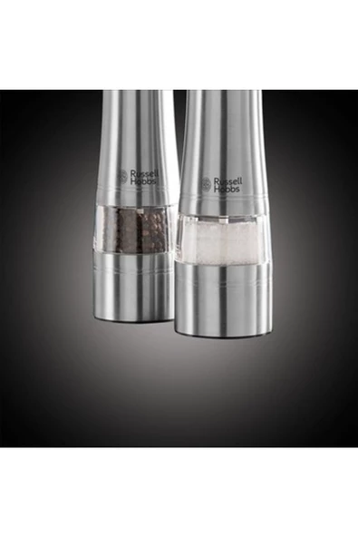 RUSSELL HOBBS Tuz & Karabiber Baharat Öğütücü Set , PASLANMAZ ÇELİK - Resim 7