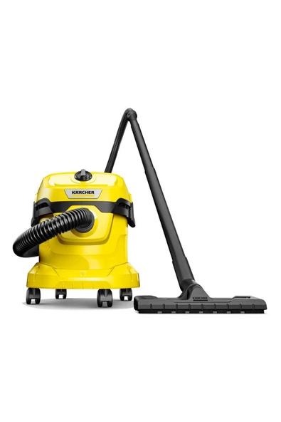 Karcher Elektrikli Süpürge Wd 2 Plus V 1000.0 W, 12.0 L, Sarı Halı Koltuk Yıkama - 2