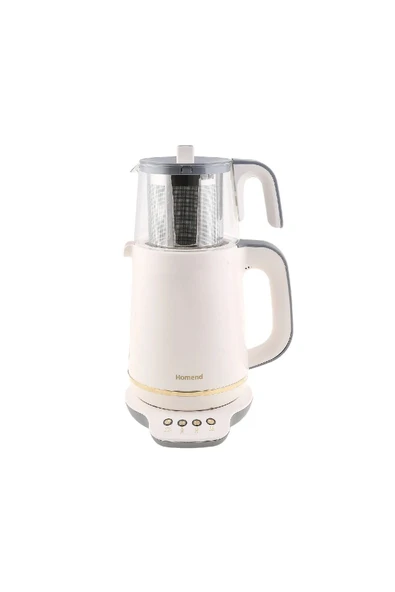 HOMEND Royaltea 1760h Krem Gold Konuşan Çay Makinesi - 6
