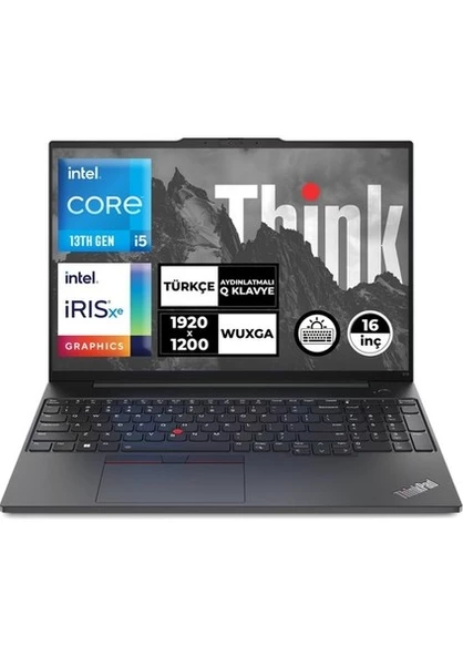 LENOVO NB E16 GEN1 21JN00K7TX I5-13420H 16GB 512GB SSD 16.0 WUXGA 1920x1200 FREEDOS