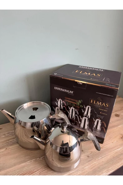 KAHRAMANLAR ELMAS ÇELİK ÇAYDANLIK TAKIMI MEGA BOY MABLE - 3