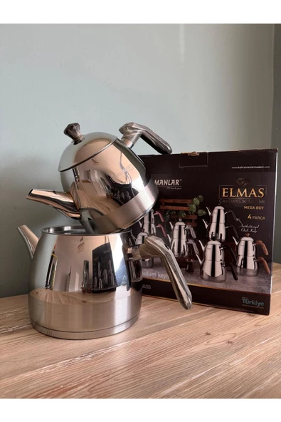 KAHRAMANLAR ELMAS ÇELİK ÇAYDANLIK TAKIMI MEGA BOY MABLE - 2