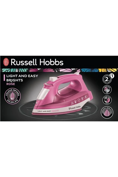 RUSSELL HOBBS 25760-56 Light & Easy Ütü - Pembe