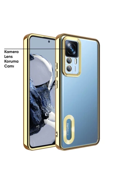 Xiaomi Mi 12t Pro Uyumlu Kılıf Glint Silikon Kılıf Gold ürün görseli