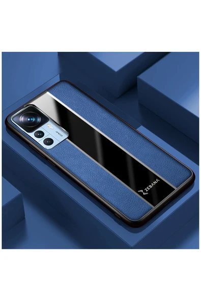 Xiaomi Mi 12t Uyumlu Kılıf Premium Deri Kılıf Turuncu - 5