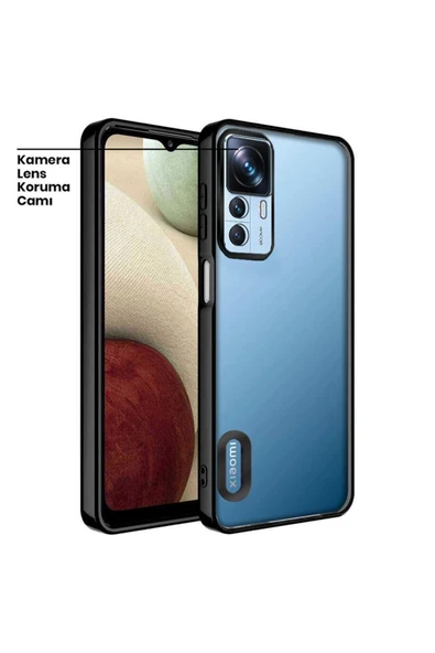 Xiaomi Mi 12t Pro Uyumlu Kılıf Glint Silikon Kılıf Gold - Resim 2