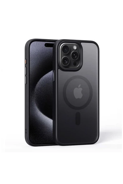 Apple iPhone 14 Pro Max Uyumlu Kılıf Zebana Fros Silikon Kılıf (Kablosuz Şarj Destekli) Gri - 7