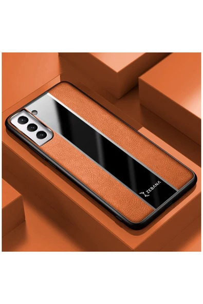 Samsung Galaxy S21 Fe 5g Uyumlu Kılıf Premium Deri Kılıf Yeşil - Resim 5