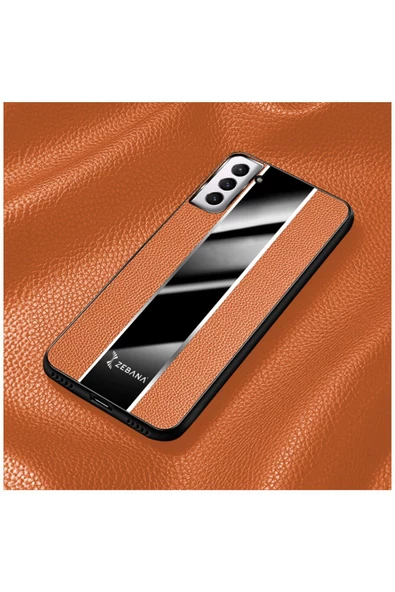 Samsung Galaxy S21 Fe 5g Uyumlu Kılıf Premium Deri Kılıf Yeşil - Resim 7