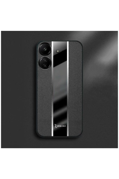 Xiaomi Redmi 13c Uyumlu Kılıf Premium Deri Kılıf Kahverengi - Resim 12