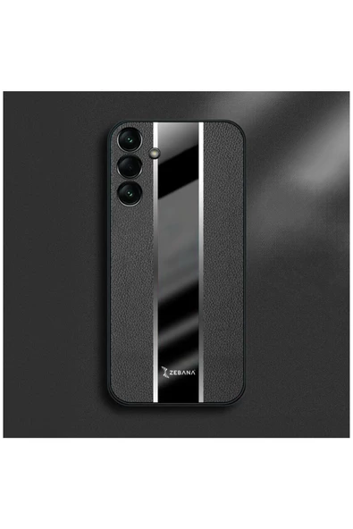 Samsung Galaxy A24 Uyumlu Kılıf Premium Deri Kılıf Kahverengi - Resim 8