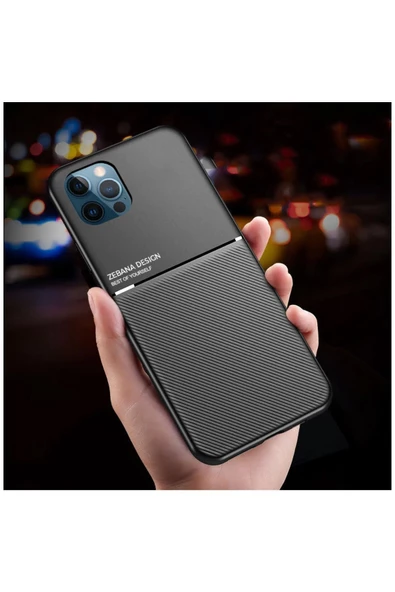 Apple Iphone 12 Pro Max Uyumlu Kılıf Design Silikon Kılıf Siyah - Resim 3