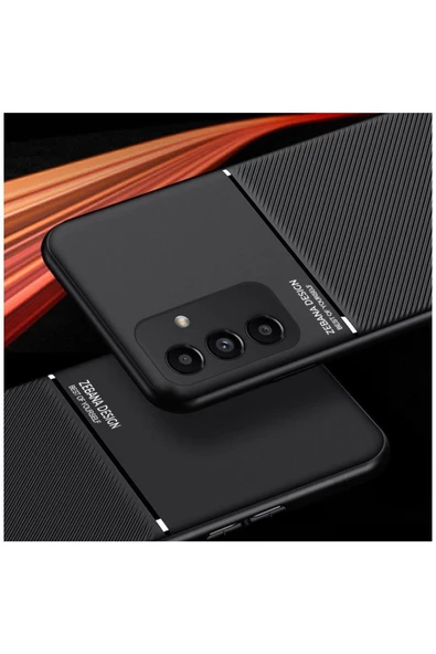 Samsung Galaxy A14 Uyumlu Kılıf Design Silikon Kılıf Siyah - Resim 3