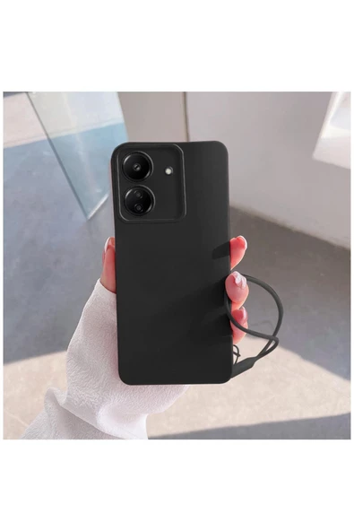 Xiaomi Redmi 13c Uyumlu Kılıf Love Yumuşak Silikon Kılıf Siyah ürün görseli