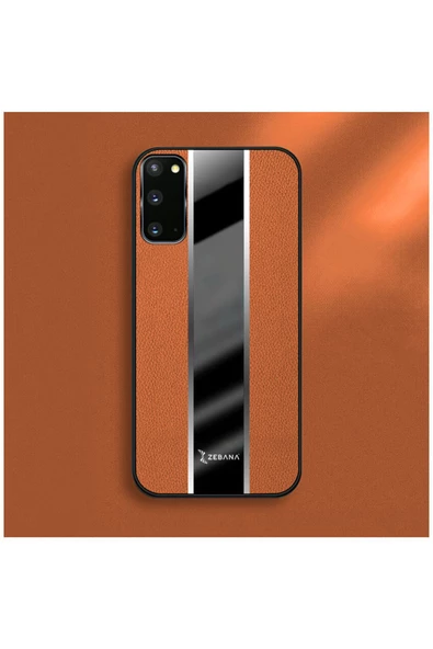 Samsung Galaxy S20 Fe Uyumlu Kılıf Premium Deri Kılıf Mavi - Resim 8