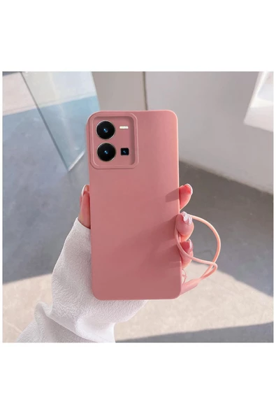 Vivo Y22s Uyumlu Kılıf Love Yumuşak Silikon Kılıf Lila - 2