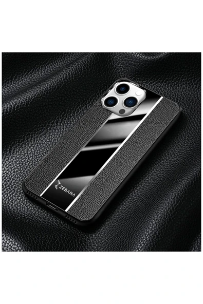 Apple Iphone 14 Pro Max Uyumlu Kılıf Premium Deri Kılıf Kırmızı - Resim 7