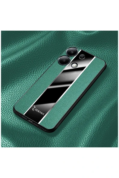 Xiaomi Redmi Note 13 5g Uyumlu Kılıf Premium Deri Kılıf Siyah - Resim 11