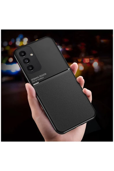 Samsung Galaxy A14 Uyumlu Kılıf Design Silikon Kılıf Siyah - Resim 2