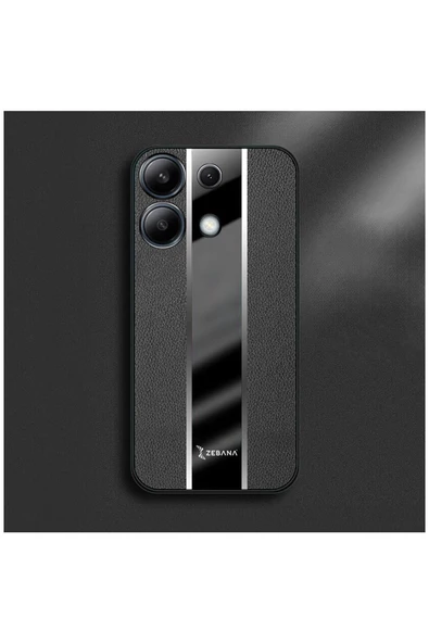 Xiaomi Redmi Note 13 5g Uyumlu Kılıf Premium Deri Kılıf Siyah - Resim 4