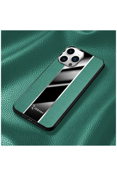 Apple Iphone 14 Pro Max Uyumlu Kılıf Premium Deri Kılıf Kırmızı - Resim 11