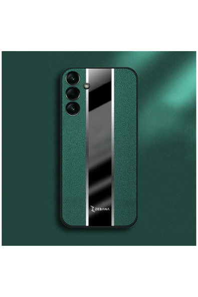 Samsung Galaxy A54 Uyumlu Kılıf Premium Deri Kılıf Kahverengi - Resim 6