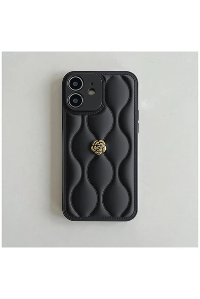 Apple iPhone 11 Uyumlu Kılıf Zebana Camellia Deri Kılıf Bej - Resim 9