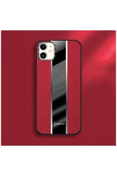 Apple Iphone 11 Uyumlu Kılıf Zebana Premium Deri Kılıf Siyah - Resim 8