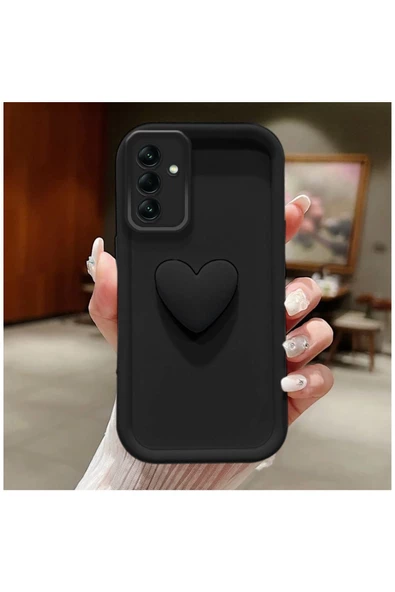 Samsung Galaxy A34 Uyumlu Kılıf Amour Silikon Kılıf Siyah ürün görseli