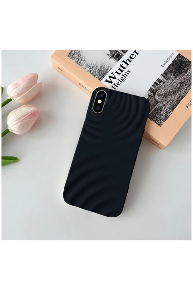 Apple Iphone X Uyumlu Kılıf 3d Water Silikon Kılıf Derin Mor - Resim 4
