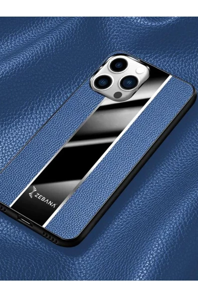 iPhone 15 Pro Max Zebana Premium Deri Kılıf - Resim 3