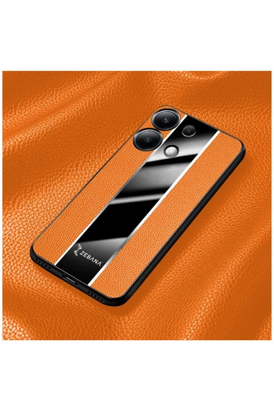 Xiaomi Redmi Note 13 Pro 4G Uyumlu Kılıf Zebana Premium Deri Kılıf Mavi - Resim 7