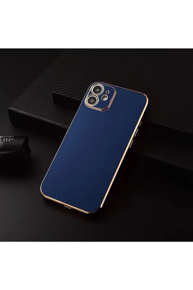 Golden Silikon Kılıf Lacivert İphone 14 Pro ürün görseli