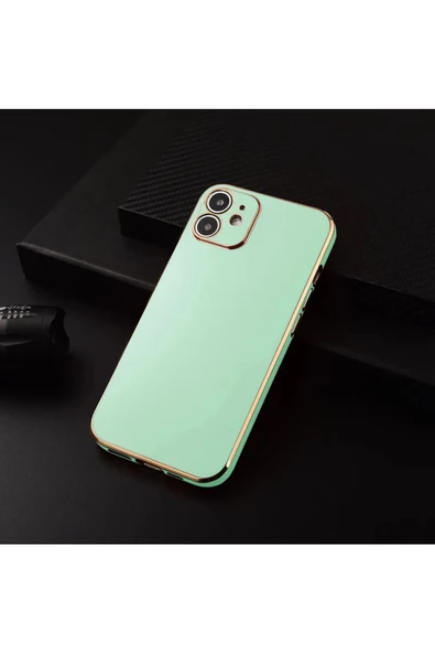 Golden Silikon Kılıf  Su Yeşili İphone 11 Pro Max ürün görseli
