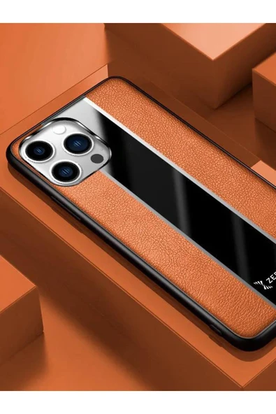 iPhone 15 Pro Max Zebana Premium Deri Kılıf - Resim 7