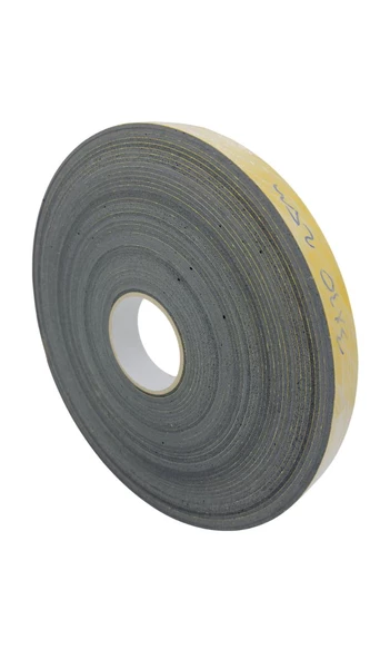Kapı Pencere İzolasyon Bandı Yapışkan Kapı Pencere Süngeri Eva 3mmx30mm Siyah 25 Metre - Resim 2