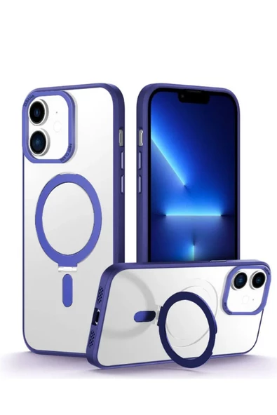 İphone  16 Pro Max Uyumlu First Class Standlı  Magsafe Silikon Kılıf ürün görseli