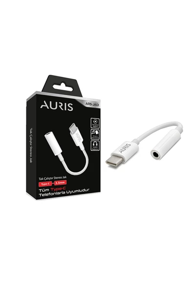 ARS- JA01 Type-C Kulaklık Çevirici, Dönüştürücü 3.5mm Jack