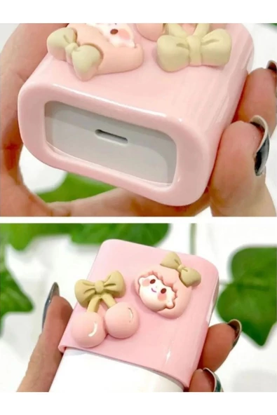 İphone 18W/20W Uyumlu Şarj Kılıfı, Şarj Kablosu Örme Aparatı, Kablo Koruyucu Aparatı, Toparlayıcı - Resim 2