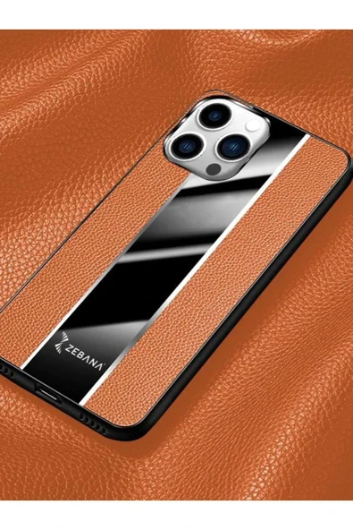 iPhone 15 Pro Max Zebana Premium Deri Kılıf - Resim 6