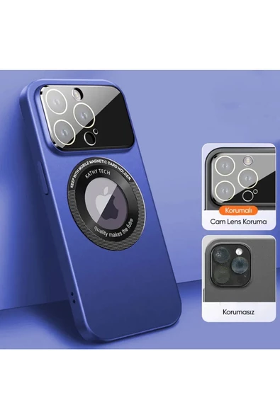 iPhone 14 Pro Max Zebana Lenix Rubber Uyumlu Kılıf (Kablosuz Şarj Destekli) - Resim 2